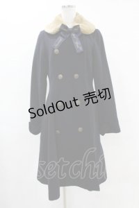 Innocent World / オリジナルロゴリボンコート M/99cm丈 ネイビー H-25-05-15-1026-IW-CO-NS-ZT-C028