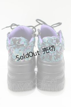 画像3: YOSUKE / 厚底スニーカー M 黒×青 H-25-05-15-075-PU-SH-KB-ZH