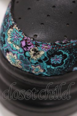 画像5: YOSUKE / 厚底スニーカー M 黒×青 H-25-05-15-075-PU-SH-KB-ZH