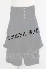 BPN / サスペンダー付き王子パンツ M 黒 H-25-05-15-008-GO-PA-KB-ZH