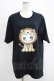 画像1: NieR Clothing / プリントCOTTON CUTSEW  黒 H-25-05-15-011-PU-TO-KB-ZH (1)