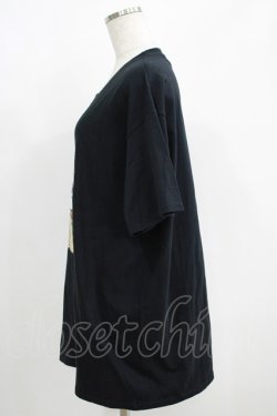 画像2: NieR Clothing / プリントCOTTON CUTSEW  黒 H-25-05-15-011-PU-TO-KB-ZH