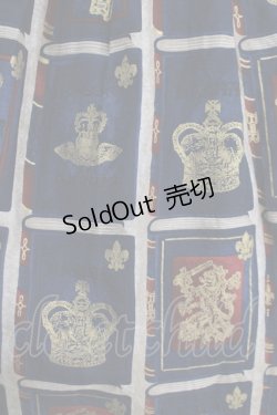 画像4: Jane Marple / ロイヤルライブラリーのスクエアドレス  ネイビー H-25-05-15-001-JM-OP-KB-ZH