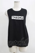 KRY CLOTHING / 「TMASNO」ルーズシルエットタンク  黒 H-25-05-15-014-EL-TO-KB-ZH