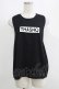 画像1: KRY CLOTHING / 「TMASNO」ルーズシルエットタンク  黒 H-25-05-15-014-EL-TO-KB-ZH (1)