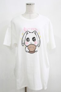 NieR Clothing / プリント半袖CUTSEW XL 白 H-25-05-15-016-PU-TO-KB-ZH