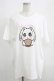 画像1: NieR Clothing / プリント半袖CUTSEW XL 白 H-25-05-15-016-PU-TO-KB-ZH (1)