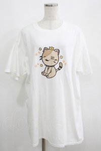 NieR Clothing / プリント半袖CUTSEW XL 白 H-25-05-15-018-PU-TO-KB-ZH