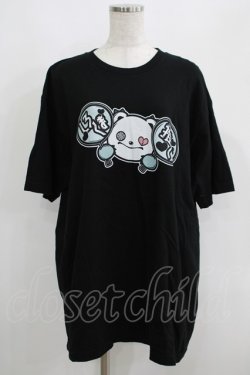 画像1: NieR Clothing / プリント半袖CUTSEW XL 黒 H-25-05-15-019-PU-TO-KB-ZH