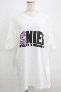 NieR Clothing / ちゃむちゃむ×ロゴCUTSEW XL 白 H-25-05-15-020-PU-TO-KB-ZH
