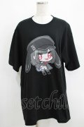 NieR Clothing / 擬人化プリントCOTTON CUTSEW XL 黒 H-25-05-15-021-PU-TO-KB-ZH