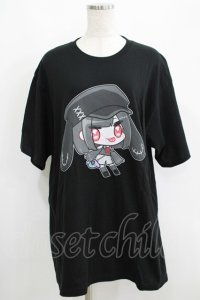 NieR Clothing / 擬人化プリントCOTTON CUTSEW XL 黒 H-25-05-15-021-PU-TO-KB-ZH