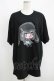 画像1: NieR Clothing / プリントCOTTON CUTSEW XL 黒 H-25-05-15-024-PU-TO-KB-ZH (1)