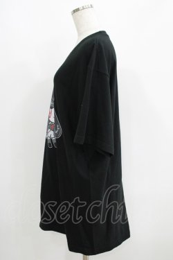 画像2: NieR Clothing / プリントCOTTON CUTSEW XL 黒 H-25-05-15-024-PU-TO-KB-ZH