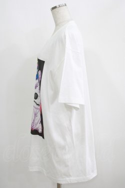 画像2: NieR Clothing / プリントCOTTON CUTSEW XL 白 H-25-05-15-025-PU-TO-KB-ZH