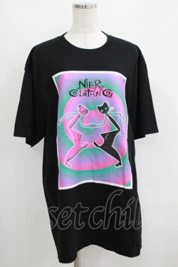 画像1: NieR Clothing / CHARACTER COTTON CUTSEW【ちゃむちゃむ×シエル】 XL 黒 H-25-05-15-026-PU-TO-KB-ZH