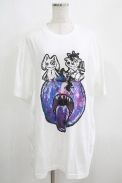 画像1: NieR Clothing / プリントTシャツ XL 白 H-25-05-15-027-PU-TO-KB-ZH