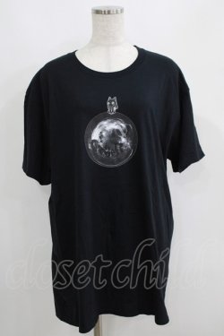 画像1: NieR Clothing / プリント半袖CUTSEW XL 黒 H-25-05-15-028-PU-TO-KB-ZH