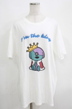 画像1: NieR Clothing / KING ONE君 CUTSEW【I’m the king】  白 H-25-05-15-030-PU-TO-KB-ZH