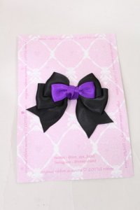 LOTUS ribbon / リボンリング  ブラック/パープル H-25-05-16-043-EL-AC-NS-ZH