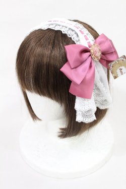 画像1: Amavel / 喫茶アマベルのアフタヌーン・ティーカチューシャ  オフ/ピンク H-25-05-16-044-CA-AC-NS-ZH
