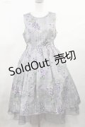 axes femme kawaii / ぶどう柄ジャンパースカート M グレー H-25-05-16-004-AX-OP-NS-ZH