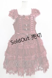 metamorphose / 【プラスサイズ】永遠の花嫁ドレス プラスサイズ えんじ H-25-05-16-1001-ME-OP-NS-ZH