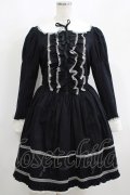 metamorphose / つけ衿付きリボンワンピース Free ブラック H-25-05-16-1021-ME-OP-NS-ZH