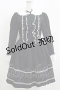 metamorphose / つけ衿付きリボンワンピース Free ブラック H-25-05-16-1021-ME-OP-NS-ZH