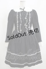 metamorphose / つけ衿付きリボンワンピース Free ブラック H-25-05-16-1021-ME-OP-NS-ZH