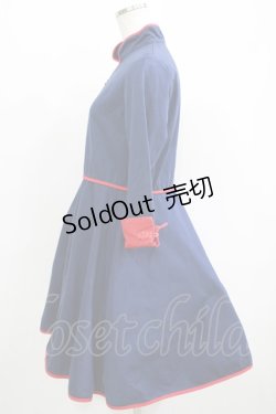 画像2: IRO+IRO / チャイナワンピース M ネイビー H-25-05-16-1022-LO-OP-NS-ZH