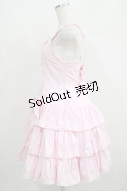 画像2: Angelic Pretty / バニランローウエストジャンパースカート Free ピンク H-25-05-16-1025-AP-OP-NS-ZH