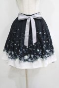 axes femme POETIQUE / アイスクリスタルミドルスカート M ブラック H-25-05-16-1027-AX-SK-NS-ZH