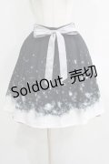 axes femme POETIQUE / アイスクリスタルミドルスカート M ブラック H-25-05-16-1027-AX-SK-NS-ZH