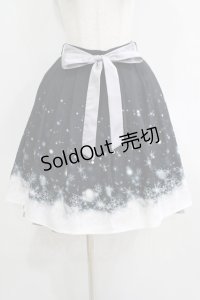 axes femme POETIQUE / アイスクリスタルミドルスカート M ブラック H-25-05-16-1027-AX-SK-NS-ZH