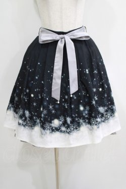 画像1: axes femme POETIQUE / アイスクリスタルミドルスカート M ブラック H-25-05-16-1027-AX-SK-NS-ZH