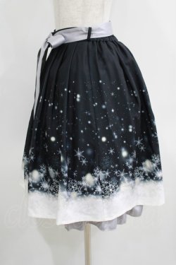 画像2: axes femme POETIQUE / アイスクリスタルミドルスカート M ブラック H-25-05-16-1027-AX-SK-NS-ZH