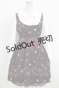 LODISPOTTO / Berry Ribbonドールワンピース M ブラック H-25-05-16-1034-LO-OP-NS-ZH