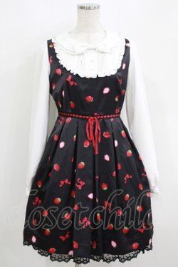 画像1: LODISPOTTO / Berry Ribbonドールワンピース M ブラック H-25-05-16-1034-LO-OP-NS-ZH