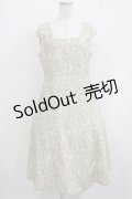 Fi.n.t / ペイントマーガレット柄ワンピース Free BEIGE H-25-05-16-1038-CA-OP-NS-ZH