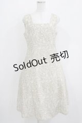 Fi.n.t / ペイントマーガレット柄ワンピース Free BEIGE H-25-05-16-1038-CA-OP-NS-ZH