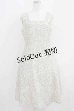 画像1: Fi.n.t / ペイントマーガレット柄ワンピース Free BEIGE H-25-05-16-1038-CA-OP-NS-ZH