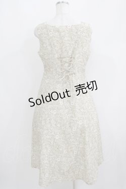 画像3: Fi.n.t / ペイントマーガレット柄ワンピース Free BEIGE H-25-05-16-1038-CA-OP-NS-ZH