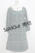 Fi.n.t / ヨーク切替タイプライター柄ワンピース Free GREEN H-25-05-16-1039-CA-OP-NS-ZH