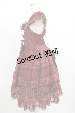 画像2: metamorphose / 【プラスサイズ】永遠の花嫁ドレス プラスサイズ えんじ H-25-05-16-1001-ME-OP-NS-ZH