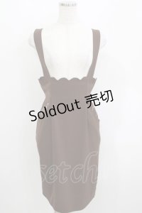 Fi.n.t / サス付きスカラップスカート/ポムポムプリン Free BROWN H-25-05-16-1045-CA-SK-NS-ZH