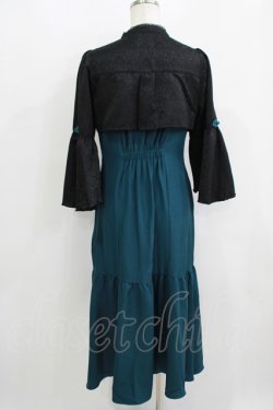 画像3: axes femme POETIQUE / ロータス刺繍チャイナワンピース M グリーン H-25-05-16-1046-AX-OP-NS-ZH
