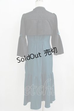 画像3: axes femme POETIQUE / ロータス刺繍チャイナワンピース M グリーン H-25-05-16-1046-AX-OP-NS-ZH