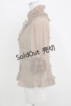 画像2: Angelic Pretty / ヴィクトリアプリンセスブラウス Free ブラウン H-25-05-16-1049-AP-BL-NS-ZH
