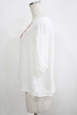 画像2: Fi.n.t / ヨークフルーツ刺繍ブラウス Free OFF WHITE H-25-05-16-1050-CA-BL-NS-ZH